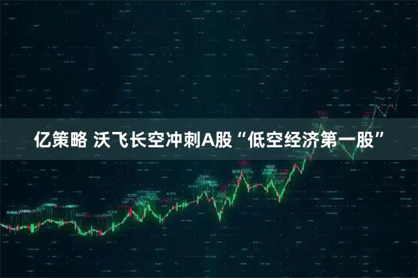 亿策略 沃飞长空冲刺A股“低空经济第一股”
